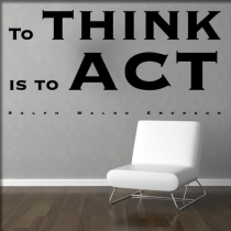 to think is to act